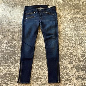 Rag & Bone Moto Zipper Jeans Sz 29